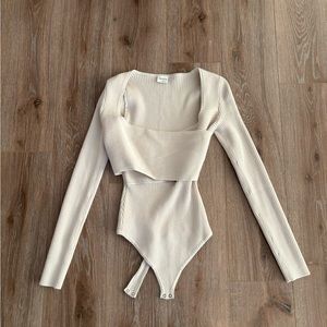 Abercrombie criss cross bodysuit